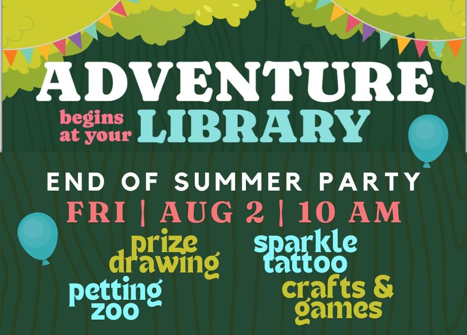 End of Summer Reading Party